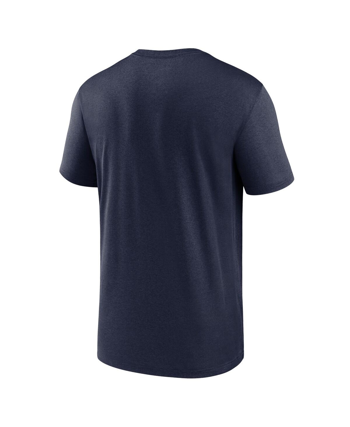 Jordan Men's Navy Michigan Wolverines Primary Logo Legend Performance T-shirt In Navy