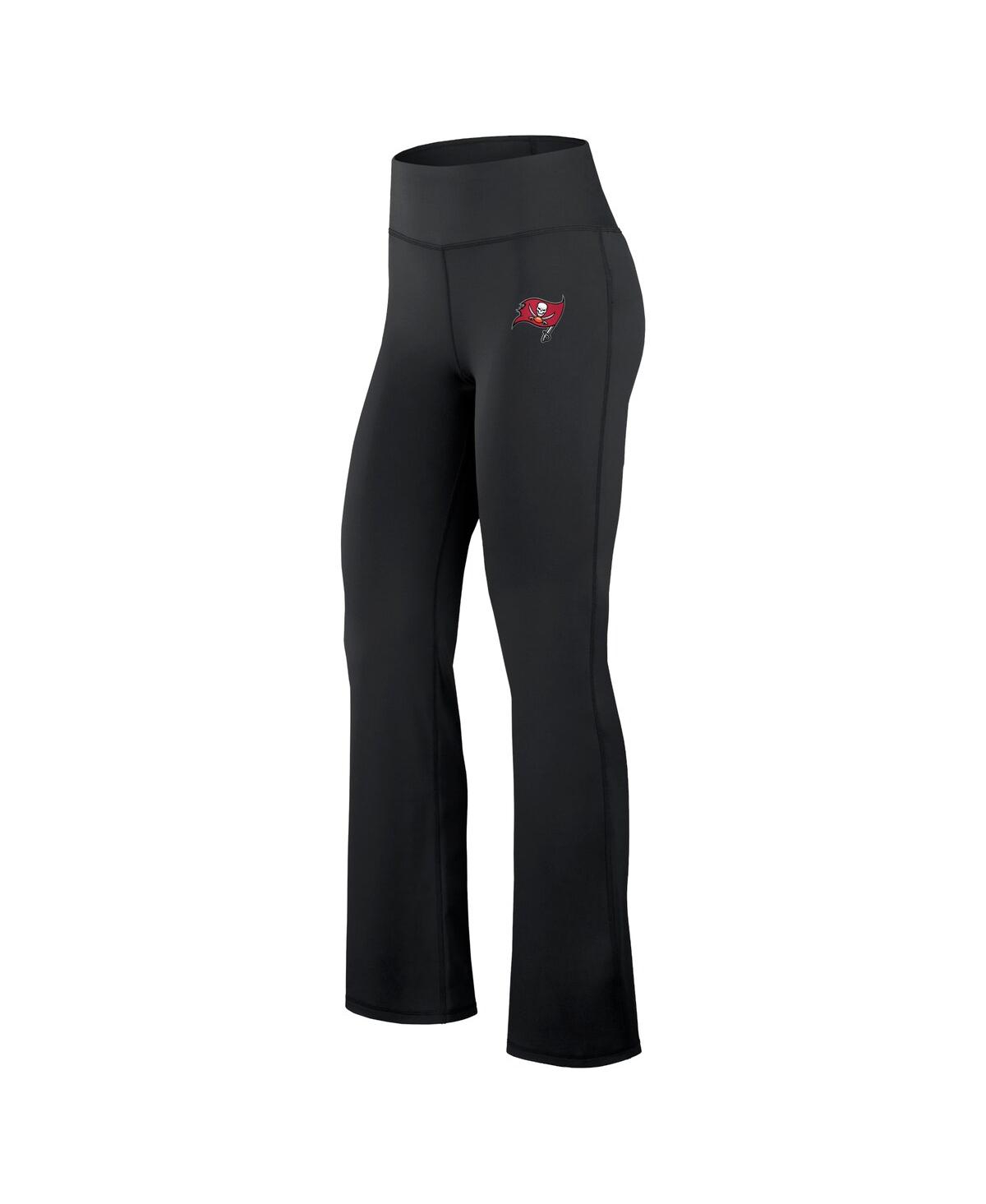 Fanatics Women's Black Tampa Bay Buccaneers Maxed Out Flare Leggings In Black