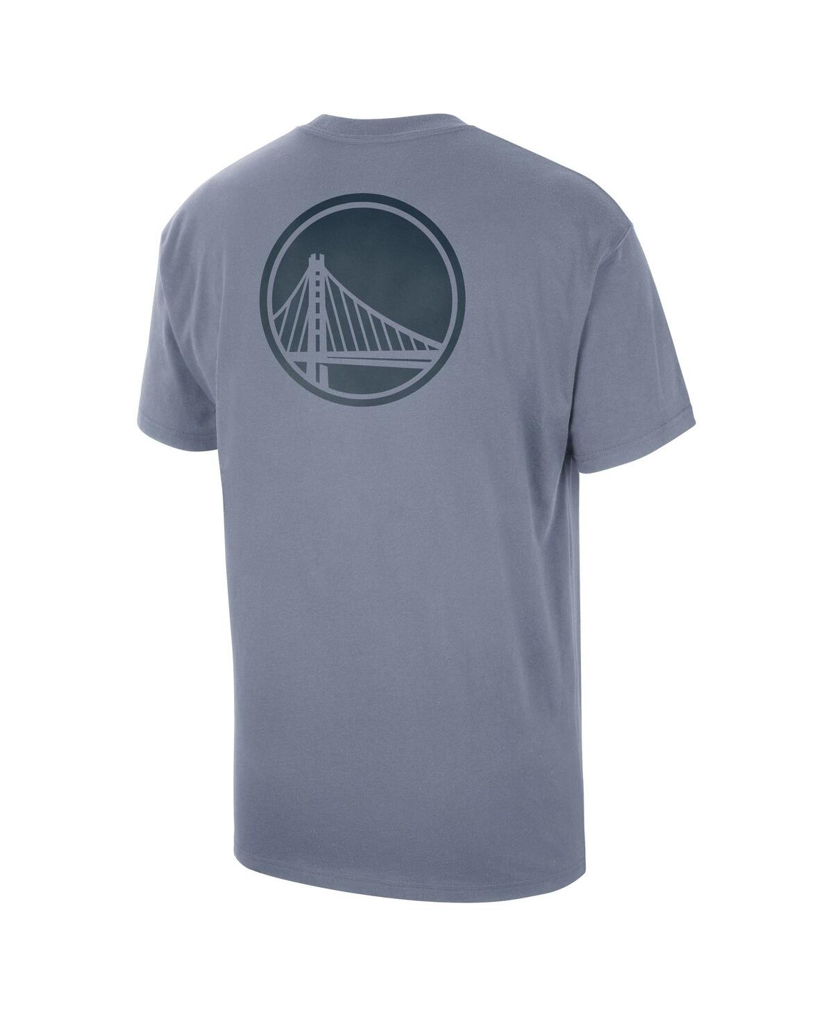 Jordan Men's Blue Golden State Warriors Statement Edition Jumpman Flight Heavyweight T-shirt In Blue