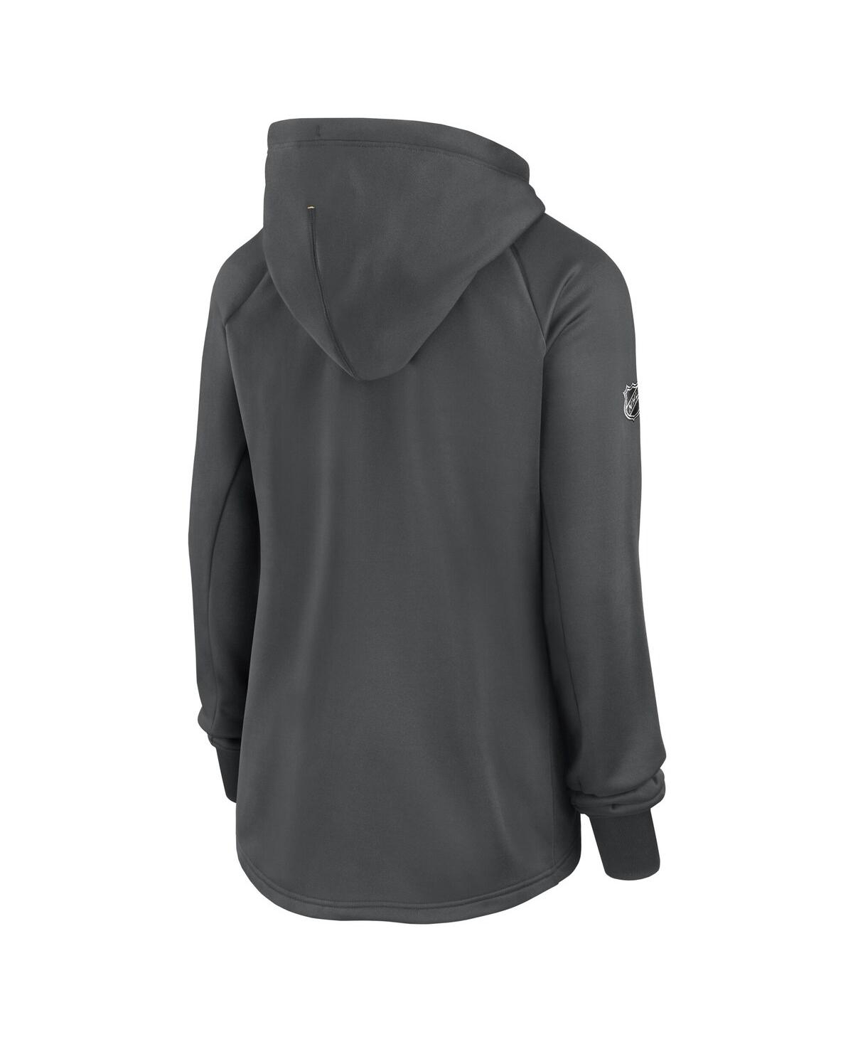 Fanatics Women's Gray Vegas Golden Knights Authentic Pro Rink Fleece Full-zip Jacket In Gray