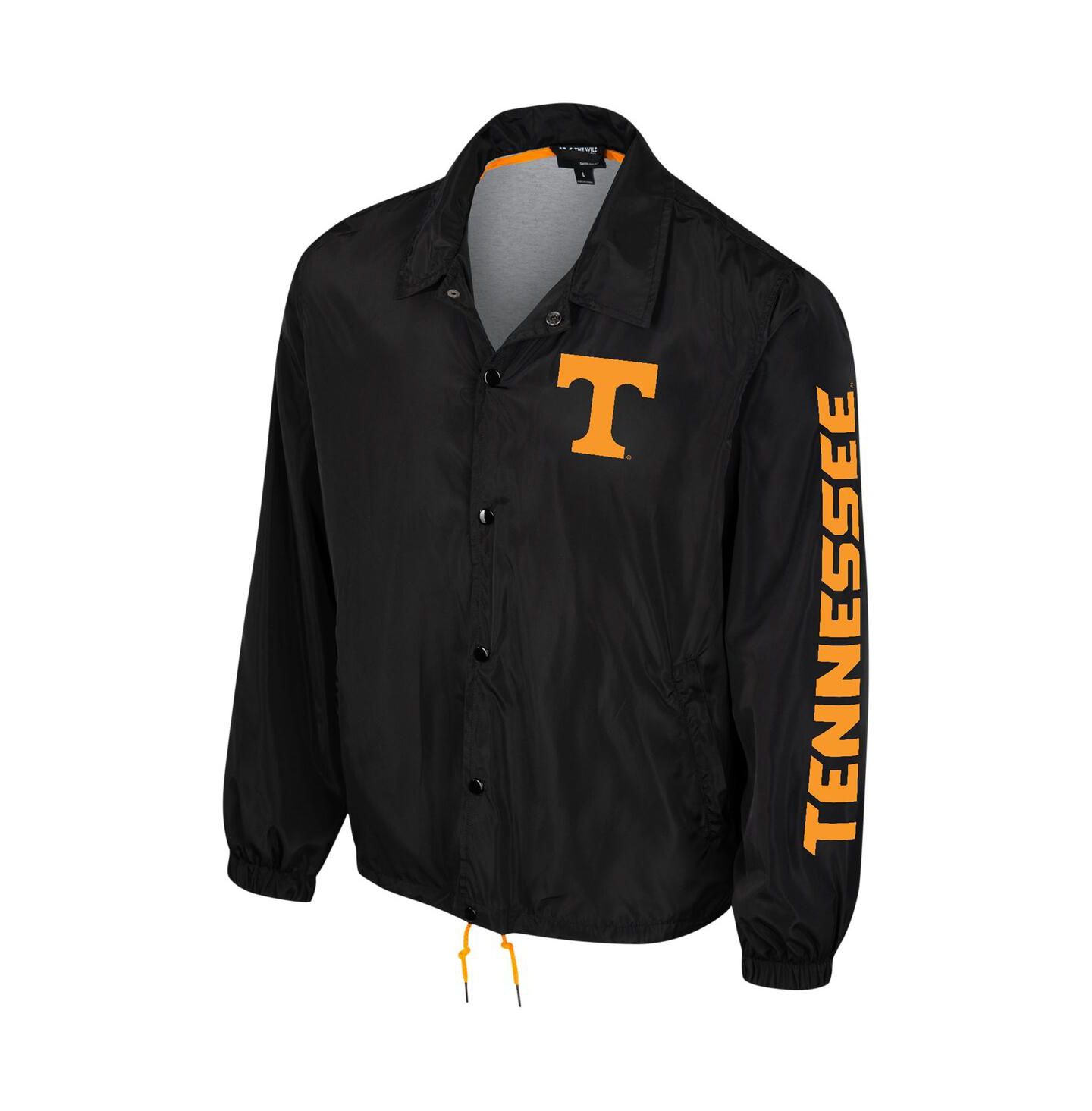 Куртка The Wild Collective Black Tennessee Volunteers Coaches Full-Snap — фото 2