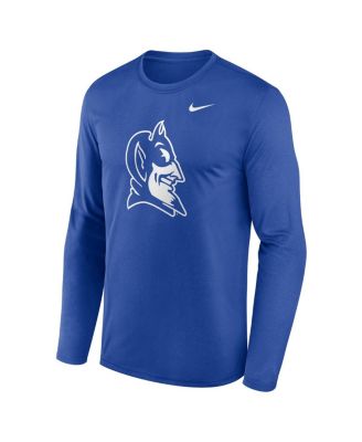 Men's Royal Duke Blue Devils Primetime Alternate Logo Legend Long Sleeve T-Shirt