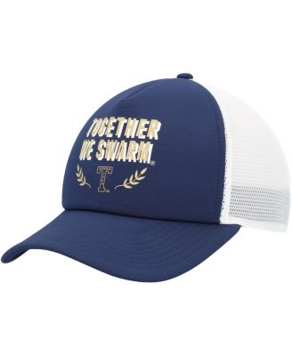 adidas - Men's Navy Georgia Tech Yellow Jackets Phrase Foam Front Trucker Adjustable Hat