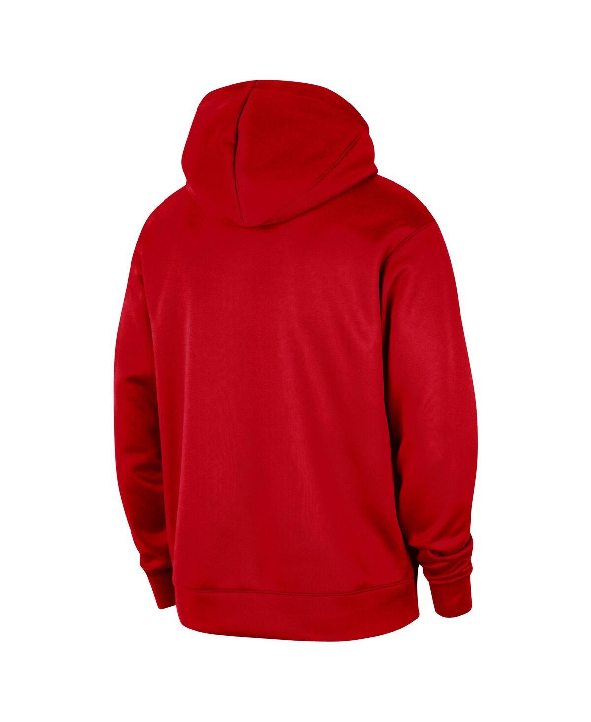 Nike Men's Red Houston Rockets 2024/25 Spotlight On-court Practice Performance Pullover Hoodie In Red