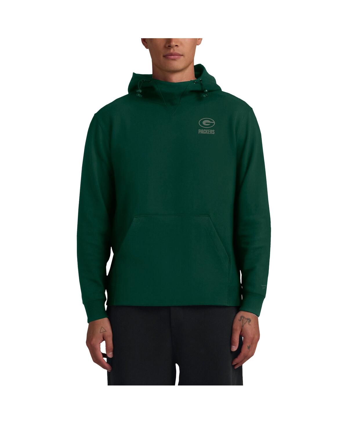 Fanatics Men's And Women's Green Green Bay Packers Front Office Tonal Tri-blend Pullover Hoodie In Green