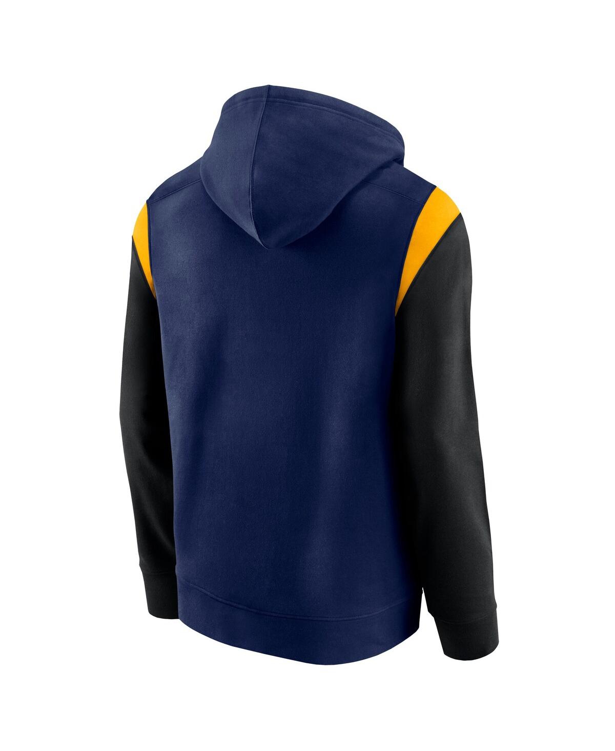 Fanatics Men's Navy Indiana Pacers Scorer Pullover Hoodie In Navy
