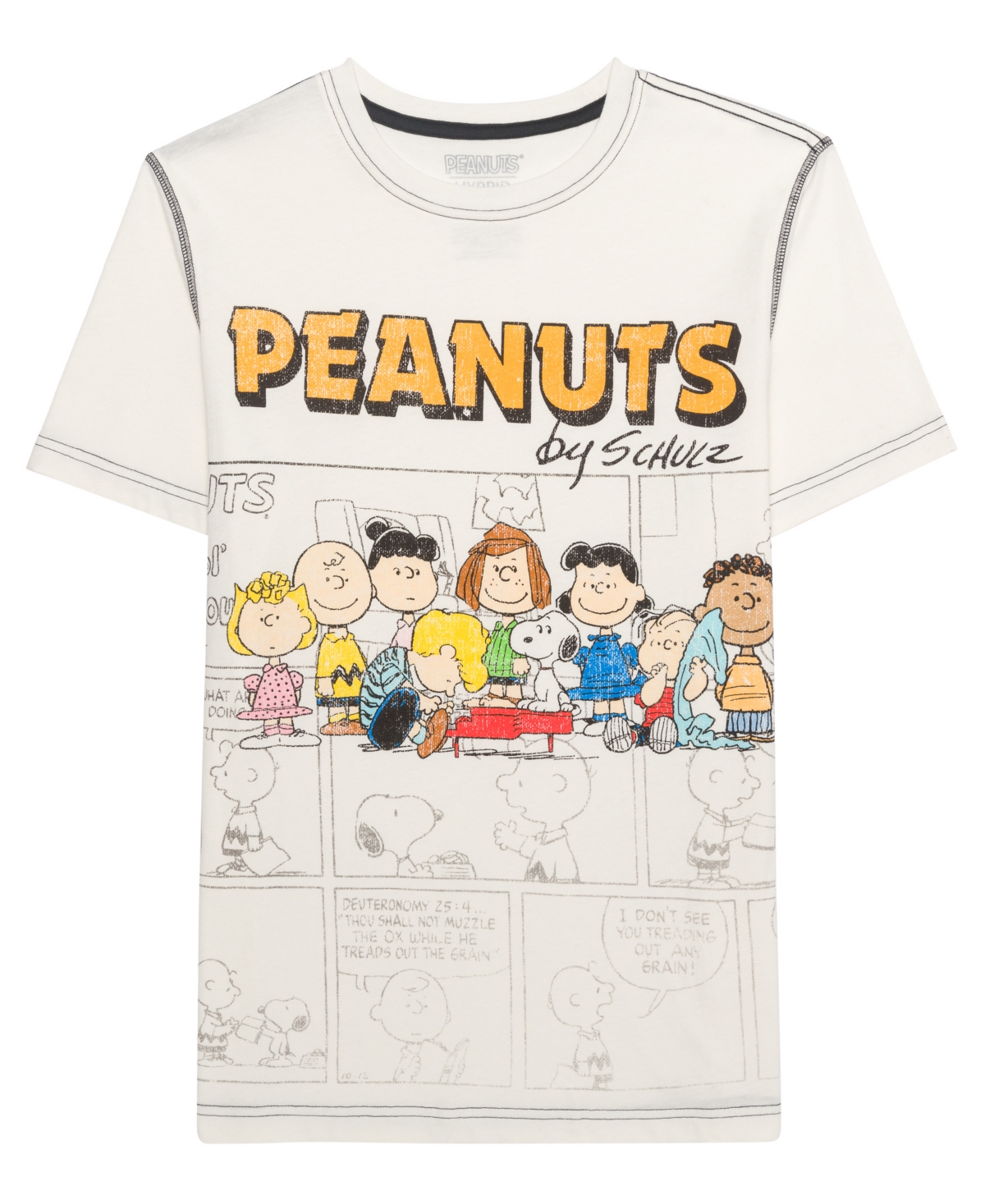 Men's Peanuts Short Sleeve T-Shirt - Natural