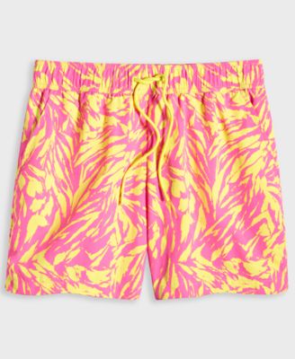 Men's Tiger Skin Regular-Fit Printed Swim Trunks, Exclusively at Macy's 
