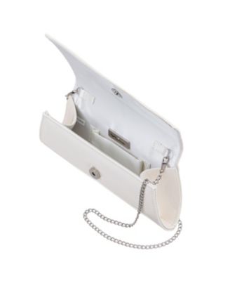 Curved Flap Slim Clutch