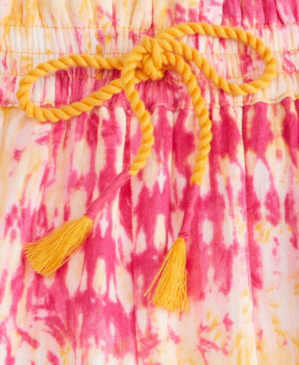 Epic Threads Girls Coast Dye Wide Crop Pants, Exclusively At Macy's In Bright Peo