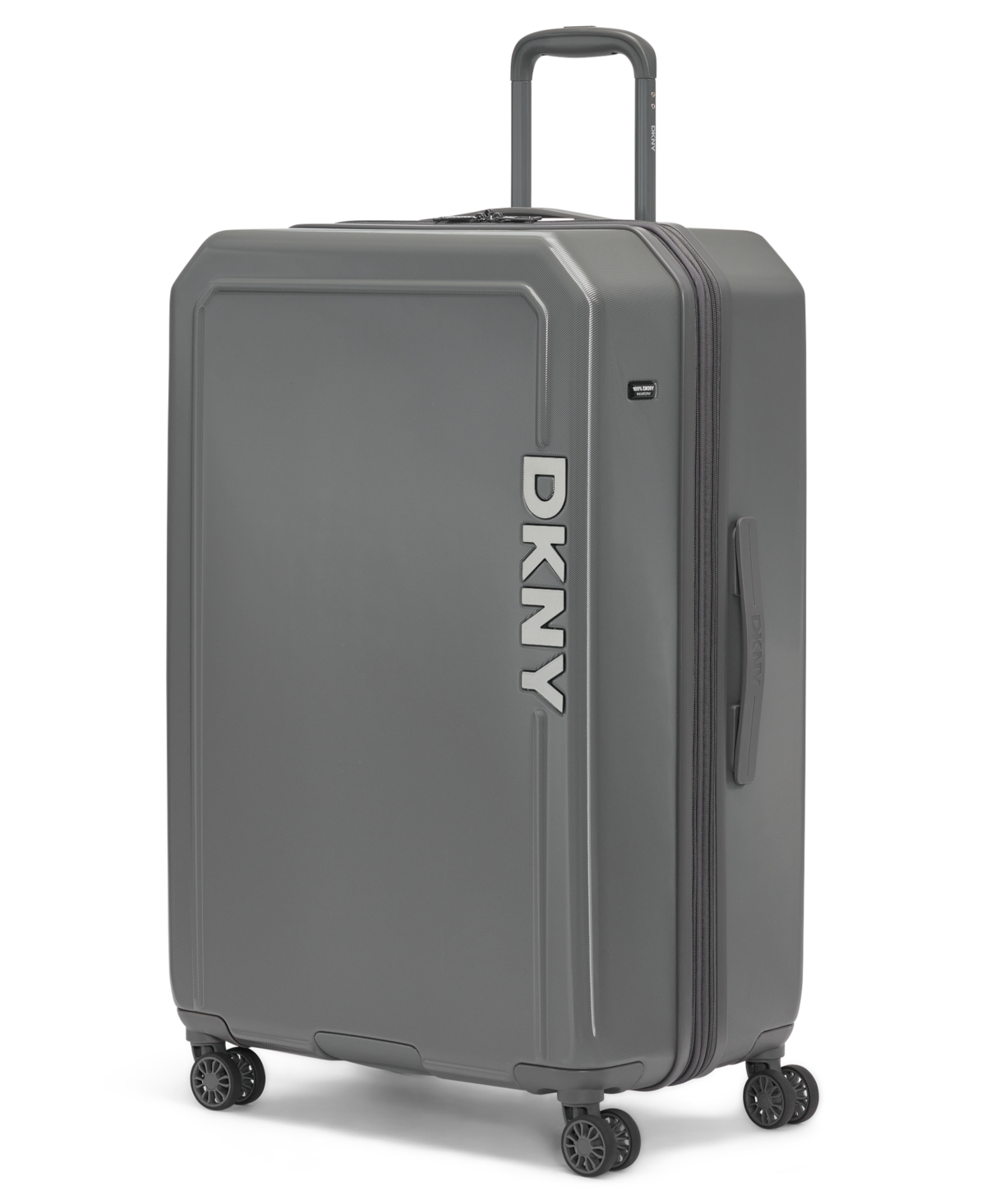 Dkny Clean Cut 28" Upright Luggage In Dark Gray