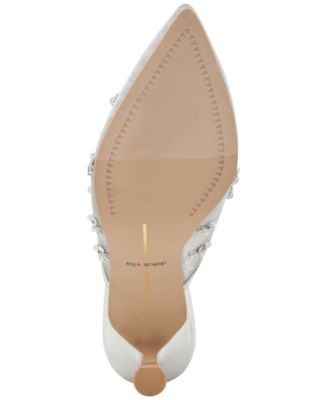 Women's Clara Embellished Mesh Pointed-Toe Heeled Mules