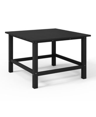 Kids Outdoor Patio Furniture HDPE 30" Wide Square Dining Table