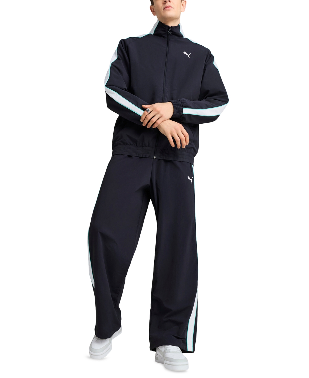Puma T7 Men's Oversized Track Jacket In Blue