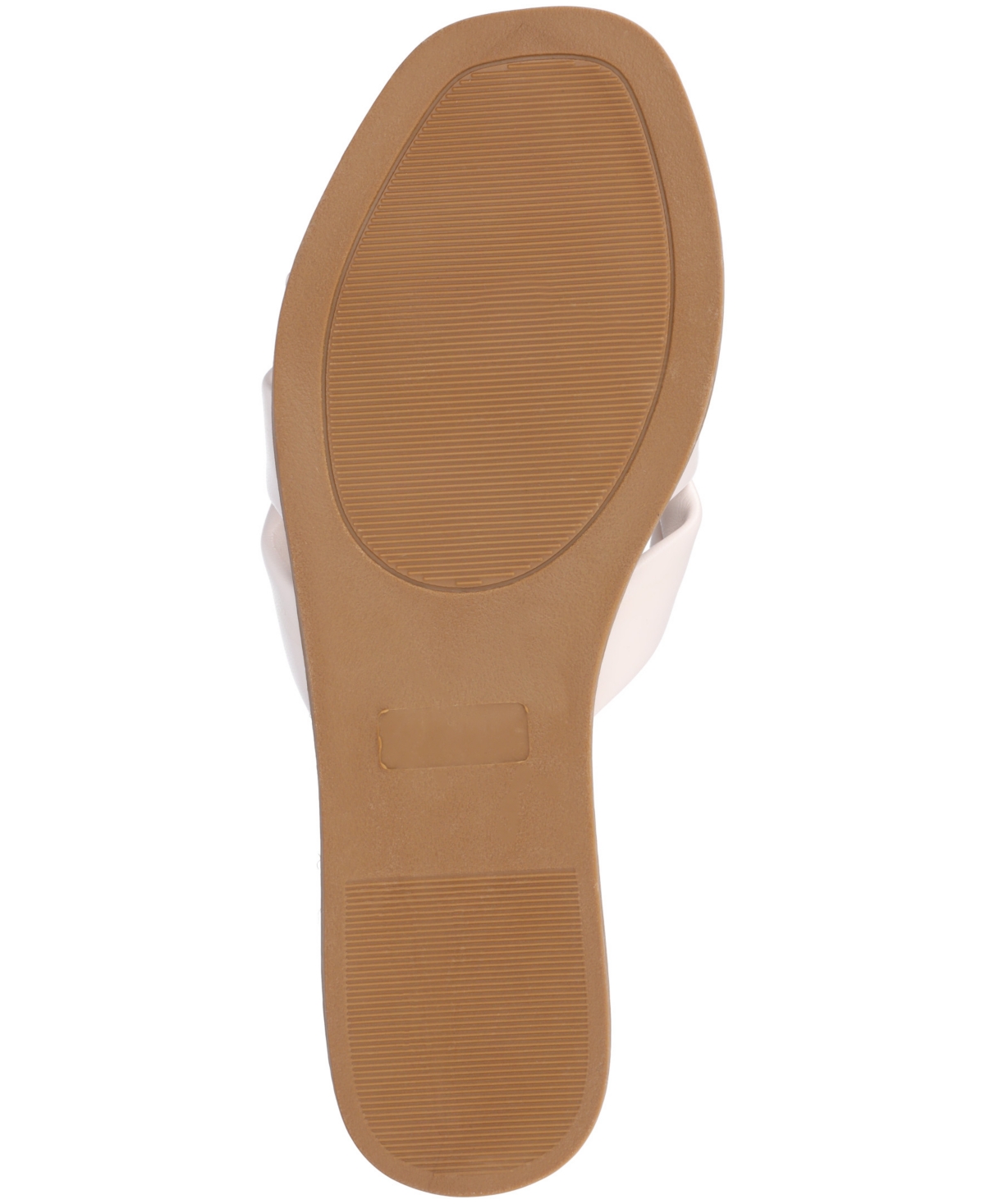 Shop Journee Collection Women's Prylin Bow Slide Flat Sandals In Bone