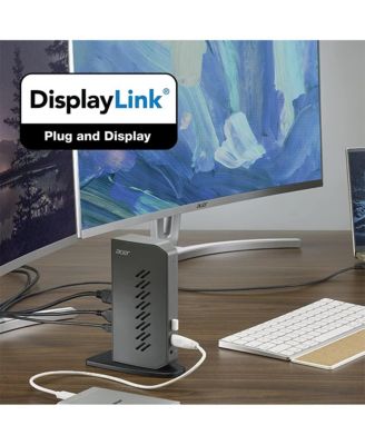 U301 USB 3.0 Dock for Windows | 2 x HDMI ports | 2 USB 3.1 Gen 1 ports | 4 USB 2.0 Ports | Gigabit Ethernet | Requires One USB 3.1 Type A or USB 3.1 Type-C on Computer | Gray