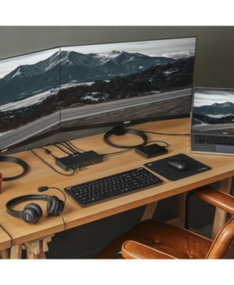 Vero MST Dock M32 | 1 x USB 3.1 Gen1 Type C Data Only Port | 1 x HDMI Port | 1 x Display Port | 2 x USB 3.1 Gen 1 Ports | 1 x USB 2.0 Port | Ethernet | Requires One USB 3.1 Type-C on Computer