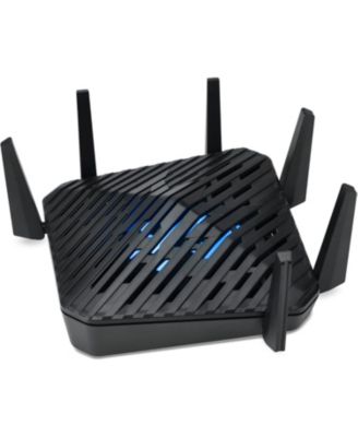 Predator Connect W6 Wi-Fi 6E Gaming Router | Hybrid QoS Compatible with Intel Killer Prioritization Engine | Tri-Band AXE7800 2.4GHz/5GHz/6GHz | Gigabit Router | Lifetime Internet Security
