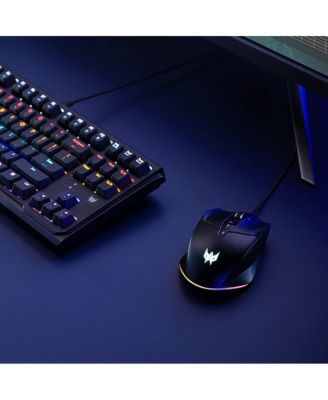 Predator Cestus 335 Gaming Mouse with PixArt 3370 Sensor, Adjustable DPI Settings & 16.8 Million RGB Color Lighting Combinations