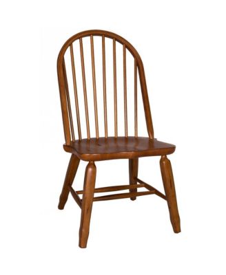 Bow Back Side Chair -  Oak-Set of 2