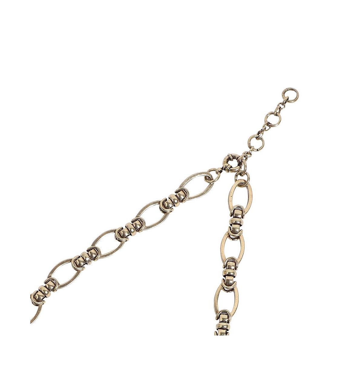 Sohi Party Stone Statement Necklace In Blue