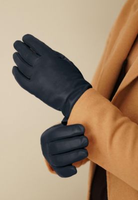 Women`s extra long Premium Lamb Leather Touchscreen Gloves "KEIRA"