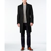 Michael Kors Men's Madison Luxury Italian Fabric Modern-Fit Overcoat