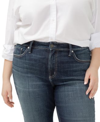 Plus Size Avery Cuffed Denim Jeans