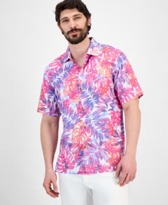 Tommy Bahama - Men's Coastal Ease Frond Fiesta Performance Short-Sleeve Shirt
