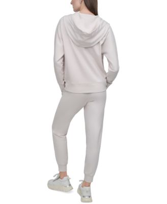 Sport Women's Two-Tone Zip-Front Long-Sleeve Hoodie