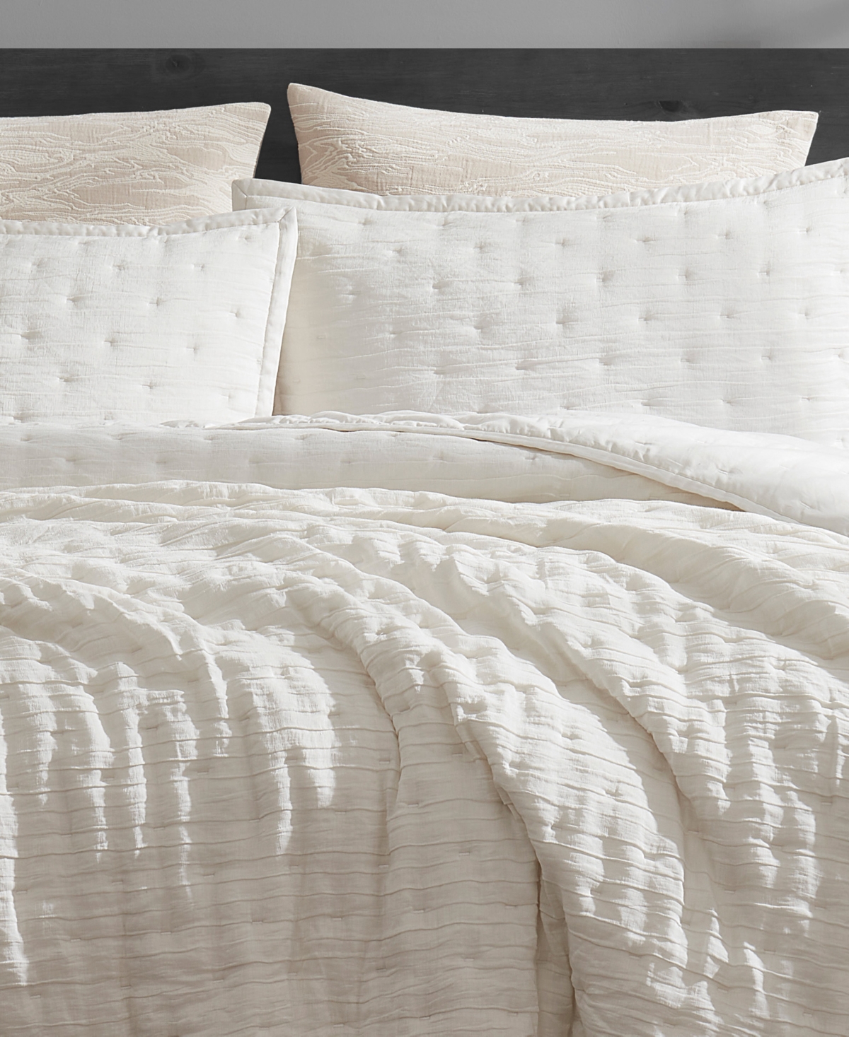 Donna Karan Home Meditate Quilt, King In Ivory