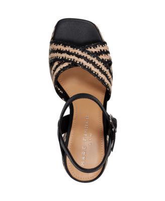 Women's Juliey Woven Block Heel Platform Sandals