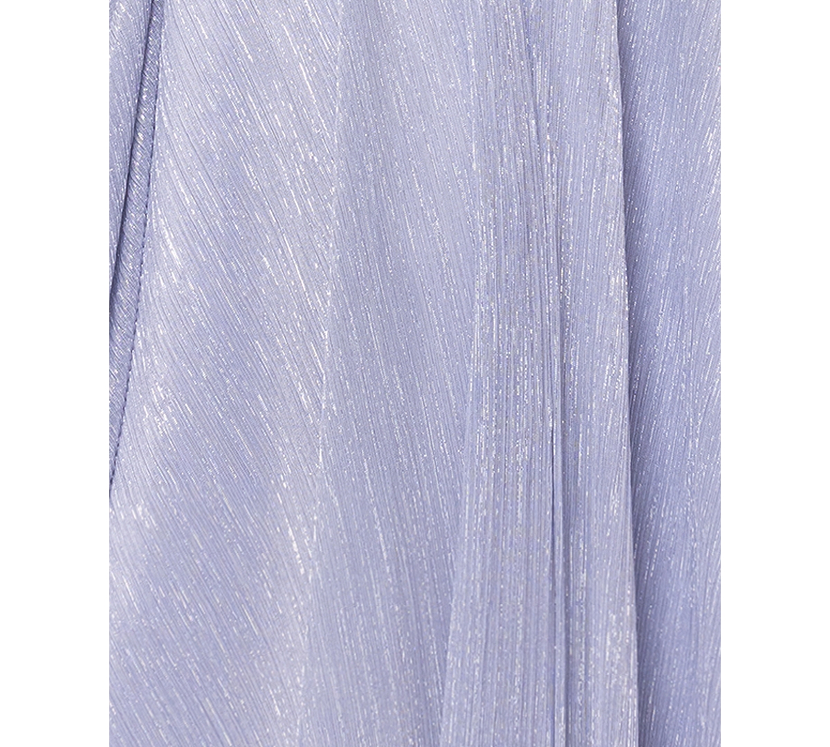 Betsy & Adam Women's Metallic Crinkled Gown In Blue,silver