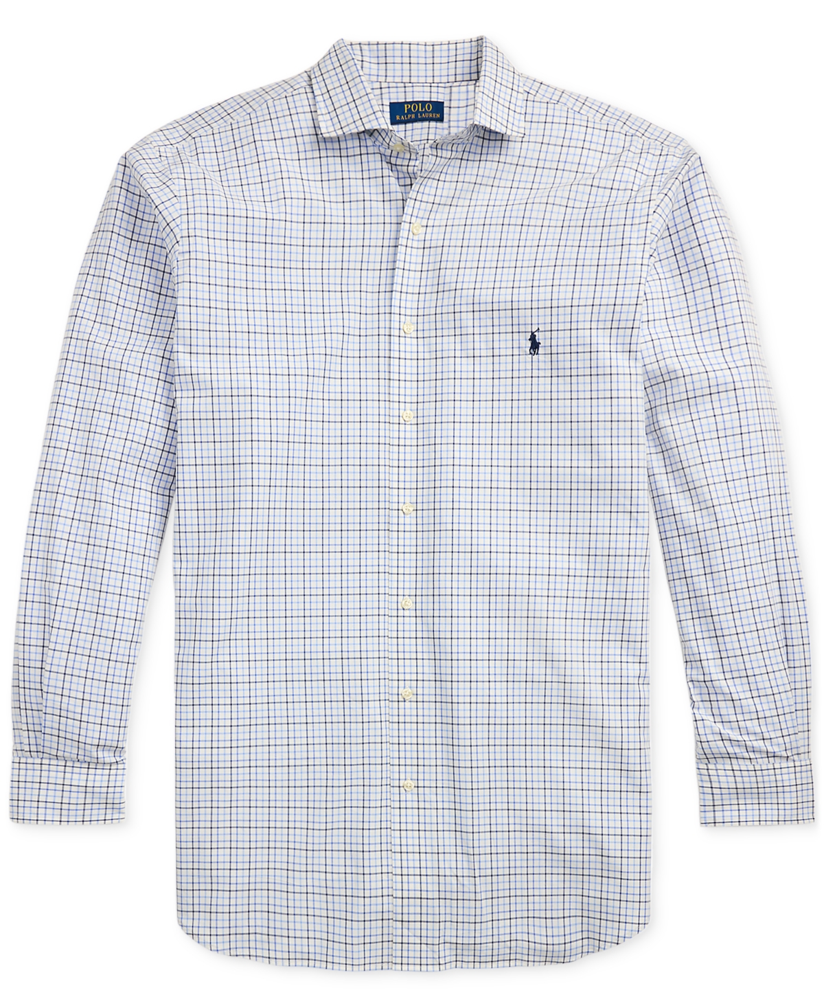 Polo Ralph Lauren Men's Big & Tall Tattersall Stretch Poplin Shirt In Green