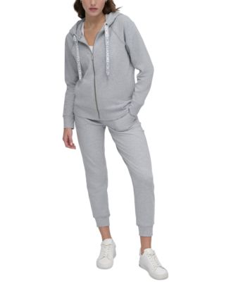 Sport Women's Two-Tone Zip-Front Long-Sleeve Hoodie