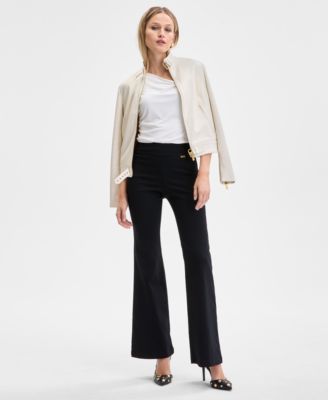Women's Flared-Leg Pull-On Pants, 0-16P, Exclusively at Macy's
