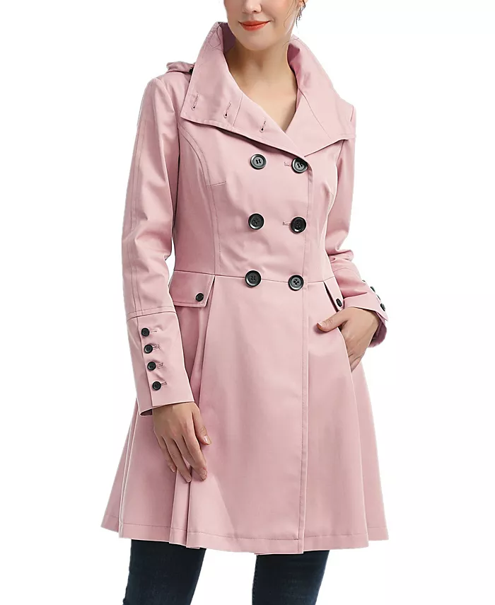Women's Adele Hooded Trench Coat - thumbnail 10