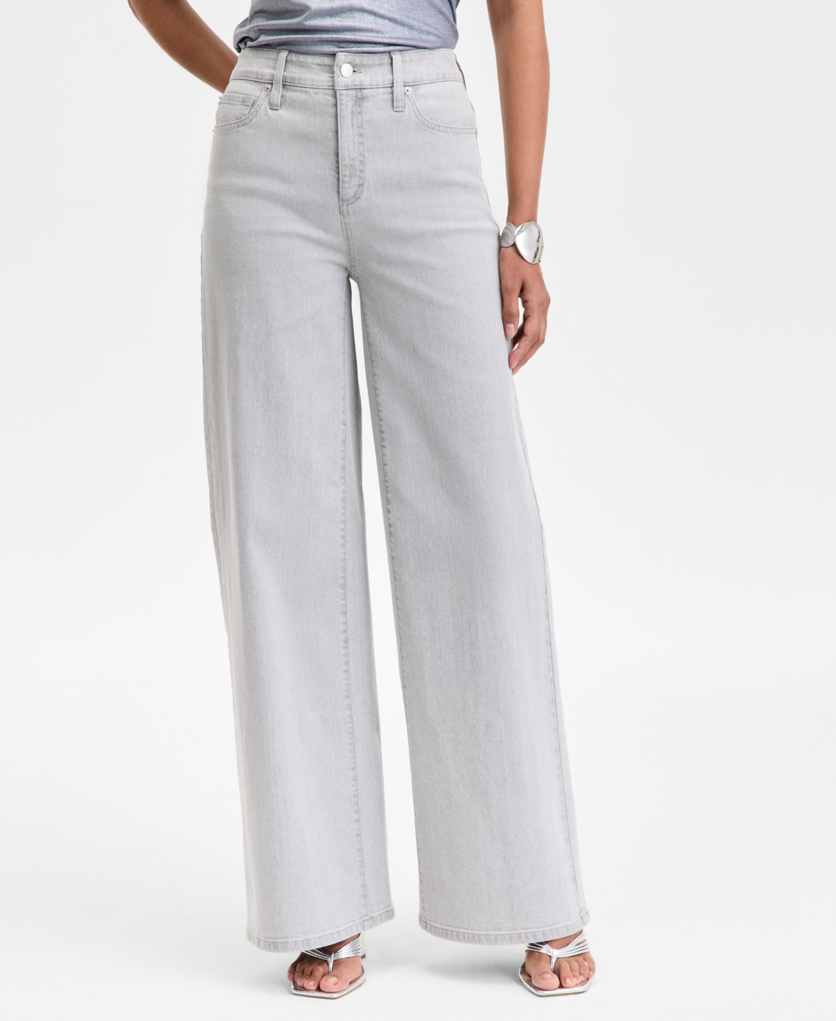 INC INTERNATIONAL CONCEPTS WOMEN'S HIGH-RISE WIDE-LEG JEANS, EXCLUSIVELY AT MACY'S 