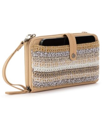 Iris Crochet Smartphone Convertible Crossbody Wallet