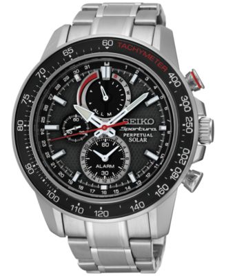 seiko sportura chronograph rose gold