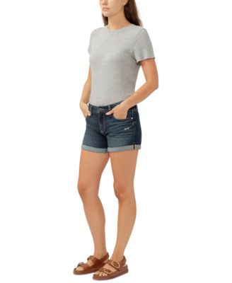 Women's Mid-Rise Denim Shorts