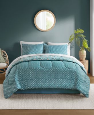 Matteo Reversible Printed 8-Pc. Comforter Sets, Exclusively at Macy's