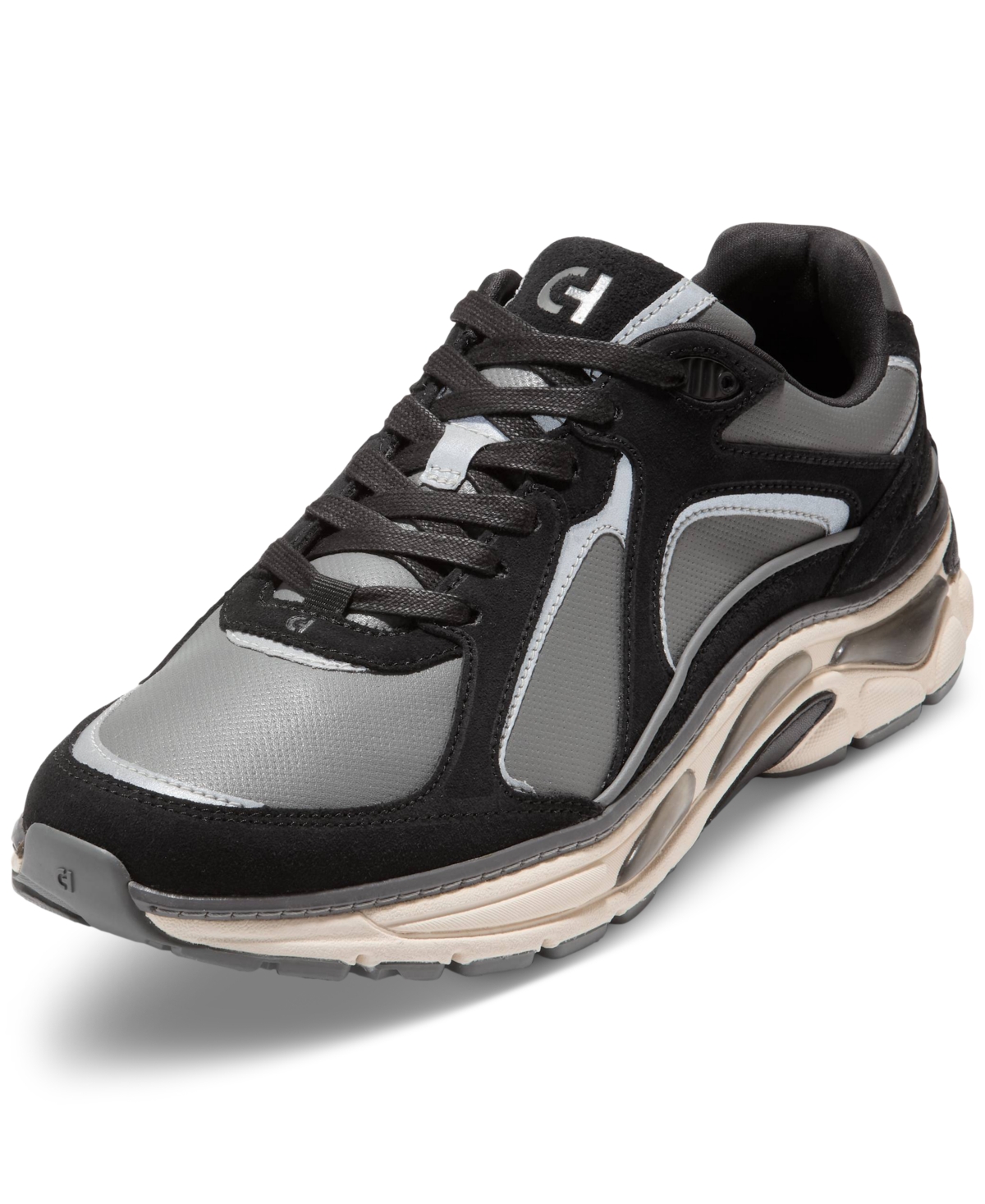 Cole Haan Men's Grandpro Millenia Sneaker In Black-lava Smoke-ivory