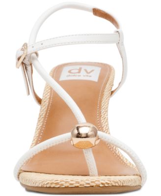 Arria Strappy Dome-Stud Dress Sandals
