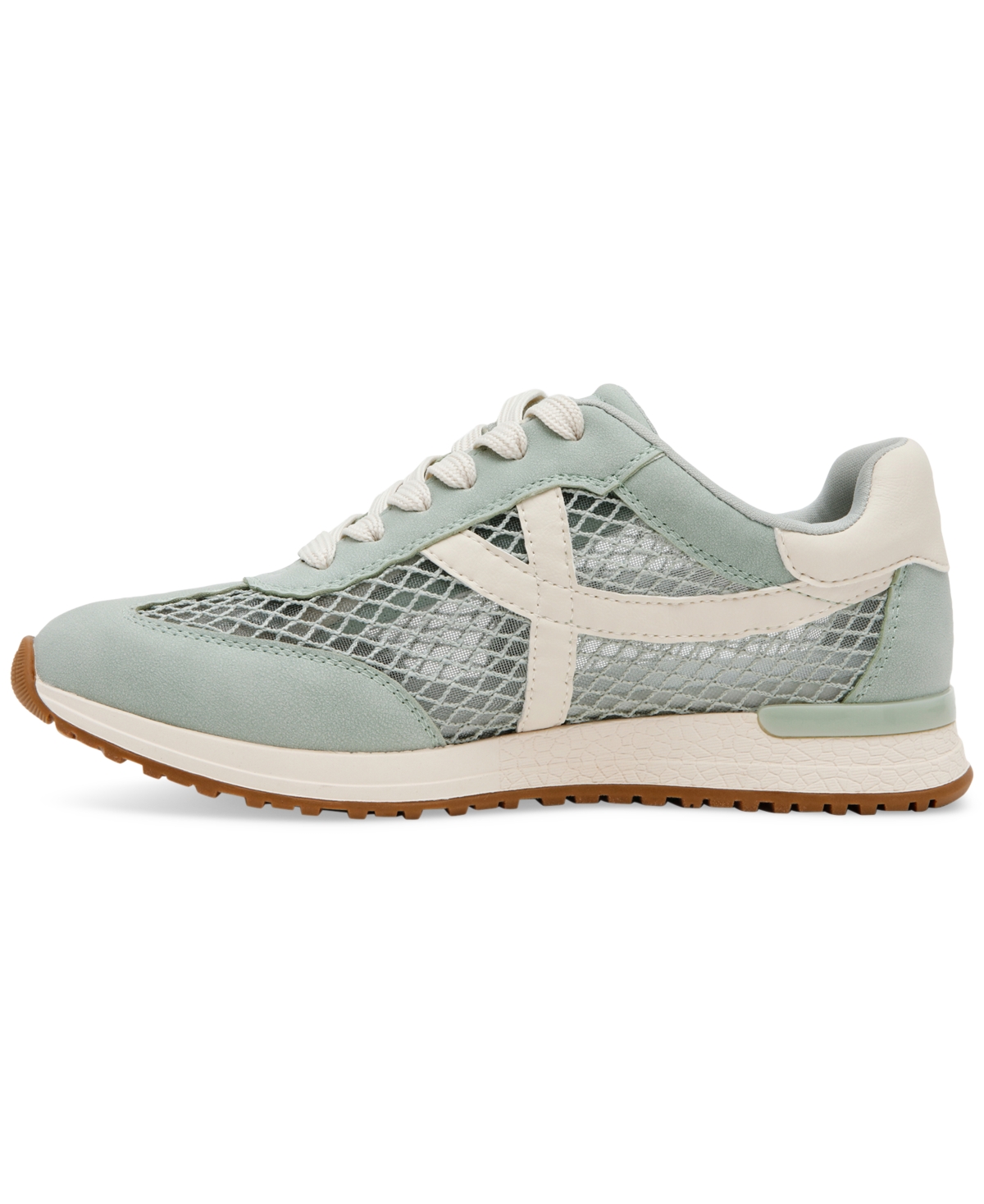 Dv Dolce Vita Women's Joque Mesh Sporty Retro Lace-up Sneakers In Sage