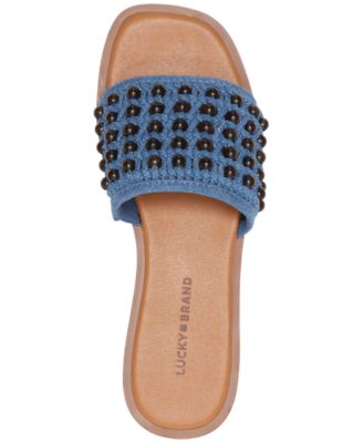 Women's Gidya Beaded Slide Flat Sandals