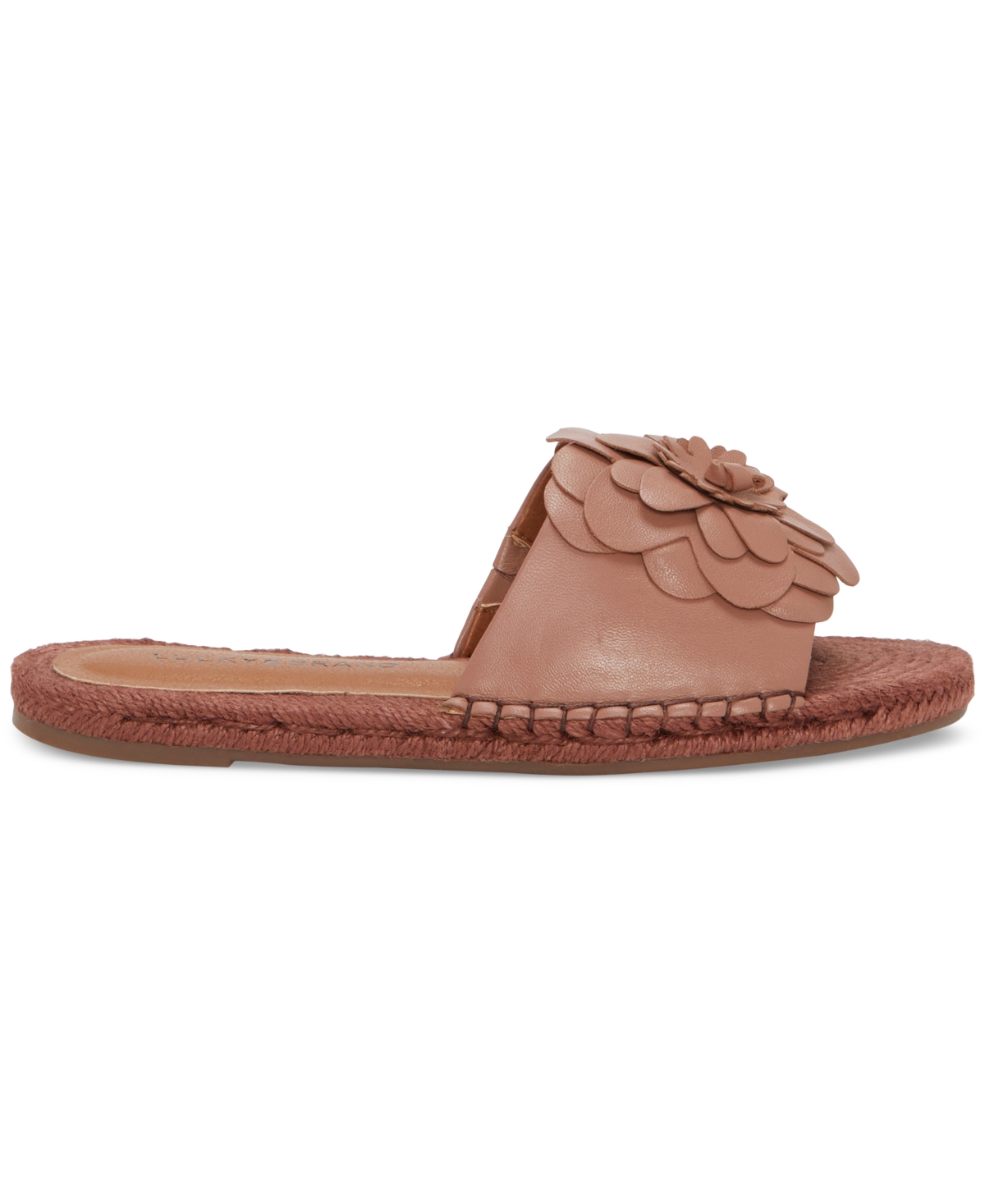 LUCKY BRAND WOMEN'S BIRICHA FLOWER FLAT SANDALS 