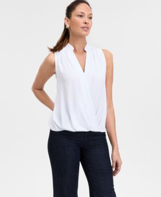 売れ筋商品|||スタイルアンドコー カットソー トップス レディース Women's Printed V-Neck Tank, Exclusively at Macy's Multi Dye Style & Co Women's Cotton-Blend Printed V-Neck T-Shirt