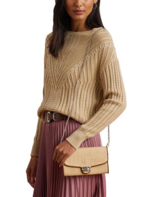 【Lauren Ralph Lauren】★バッグ★ Raffia Small Crossbody Lauren Ralph Lauren Raffia Small Adair Crossbody - Macy's