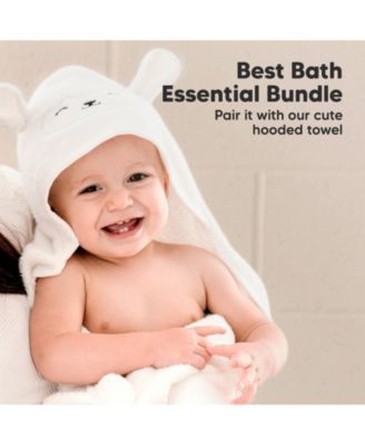 6pk Deluxe Baby Washcloths, Organic and Soft Baby Wash Cloth, Baby Bath Towel, Face Cloths